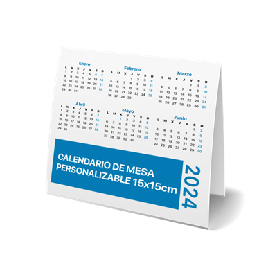 Calendario peana 7 15x15 cm