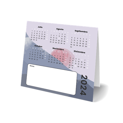 Calendario peana 3 15x15 cm
