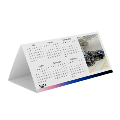Calendario peana 5 21x10 cm