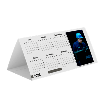 Calendario peana 2 21x10 cm