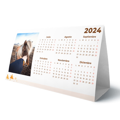 Calendario peana 6 21x15 cm