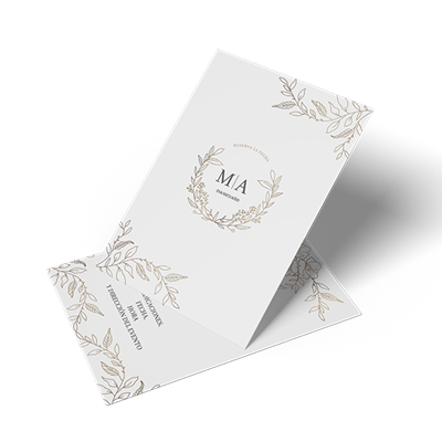 Tarjeton Personalizable de Boda Corona Dorada