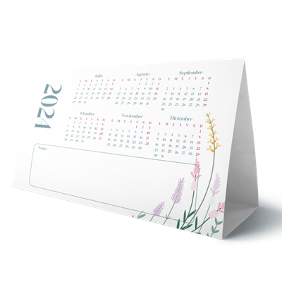 Calendario peana 4 21x15 cm