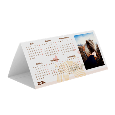 Calendario peana 6 21x10 cm