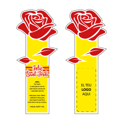Punto de Libro Rosa - Diseño 2